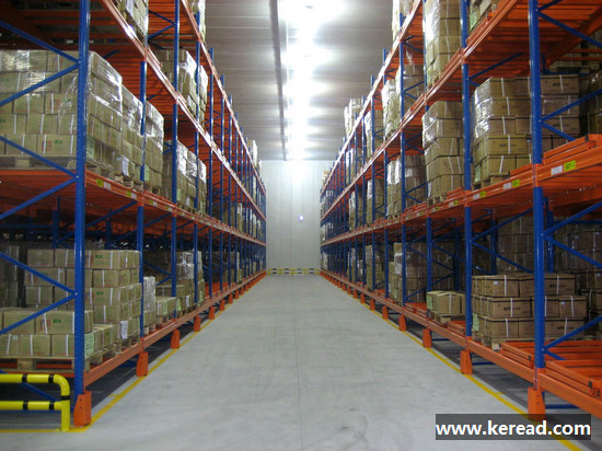 倉庫貨架實物圖片